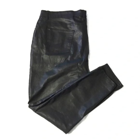 Eileen Fisher Wax Coated Skinny Pants - Picture 5 of 7